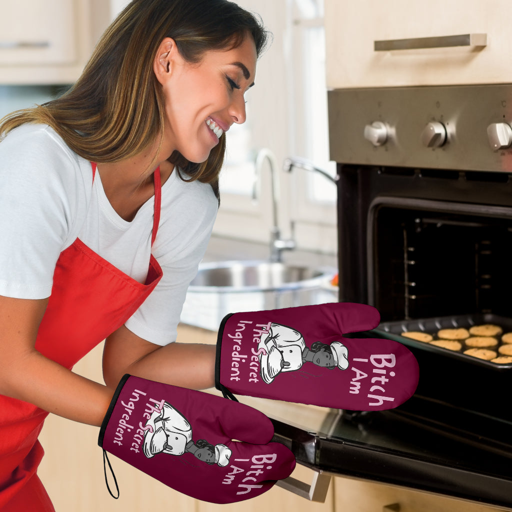 Secret Ingredient Funny Oven Mitts