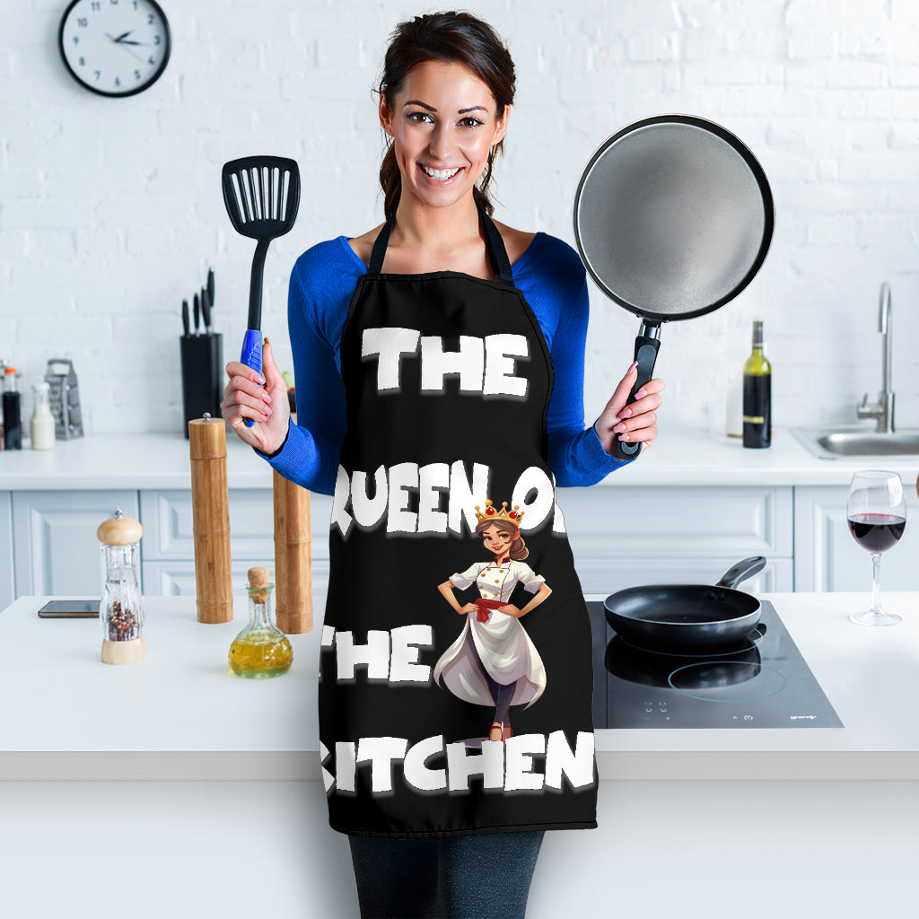 Tablier drôle Reine de la cuisine Ajustement universel