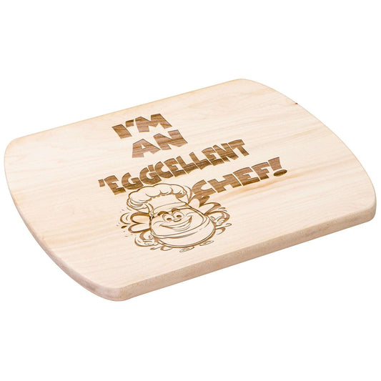 Funny Hardwood Oval Cutting Board - Eggcelent