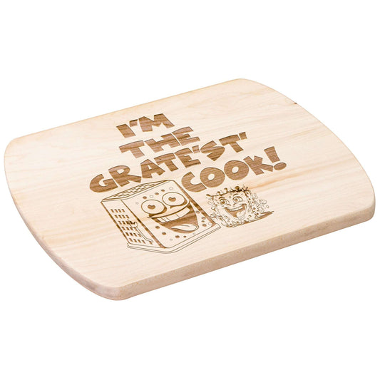 Funny Hardwood Oval Cutting Board - Gratest Cook