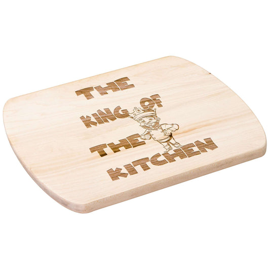 Funny Hardwood Oval Cutting Board - King of Kitchen