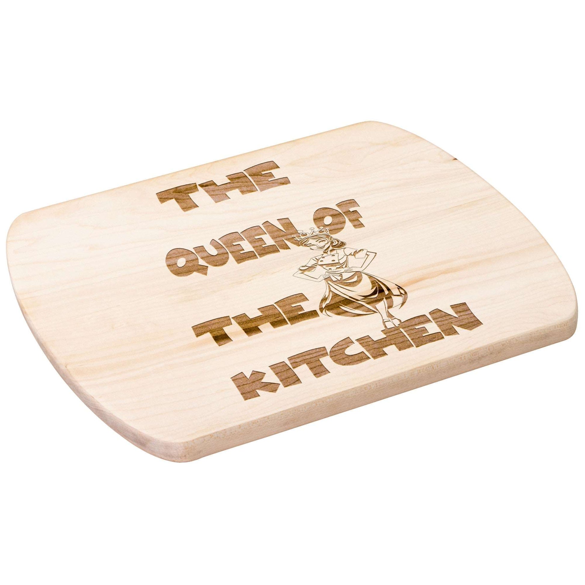 Funny Hardwood Oval Cutting Board - Queen of Kitchen