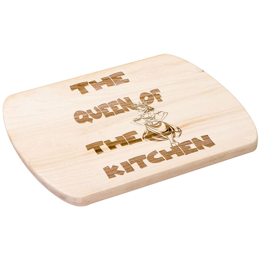 Funny Hardwood Oval Cutting Board - Queen of Kitchen