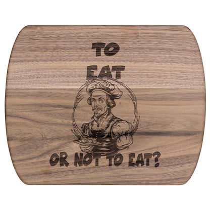 Funny Hardwood Oval Cutting Board - Shakespear