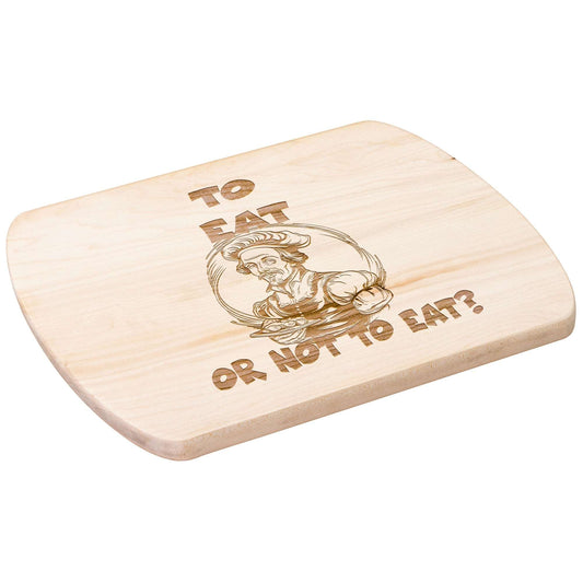 Funny Hardwood Oval Cutting Board - Shakespear