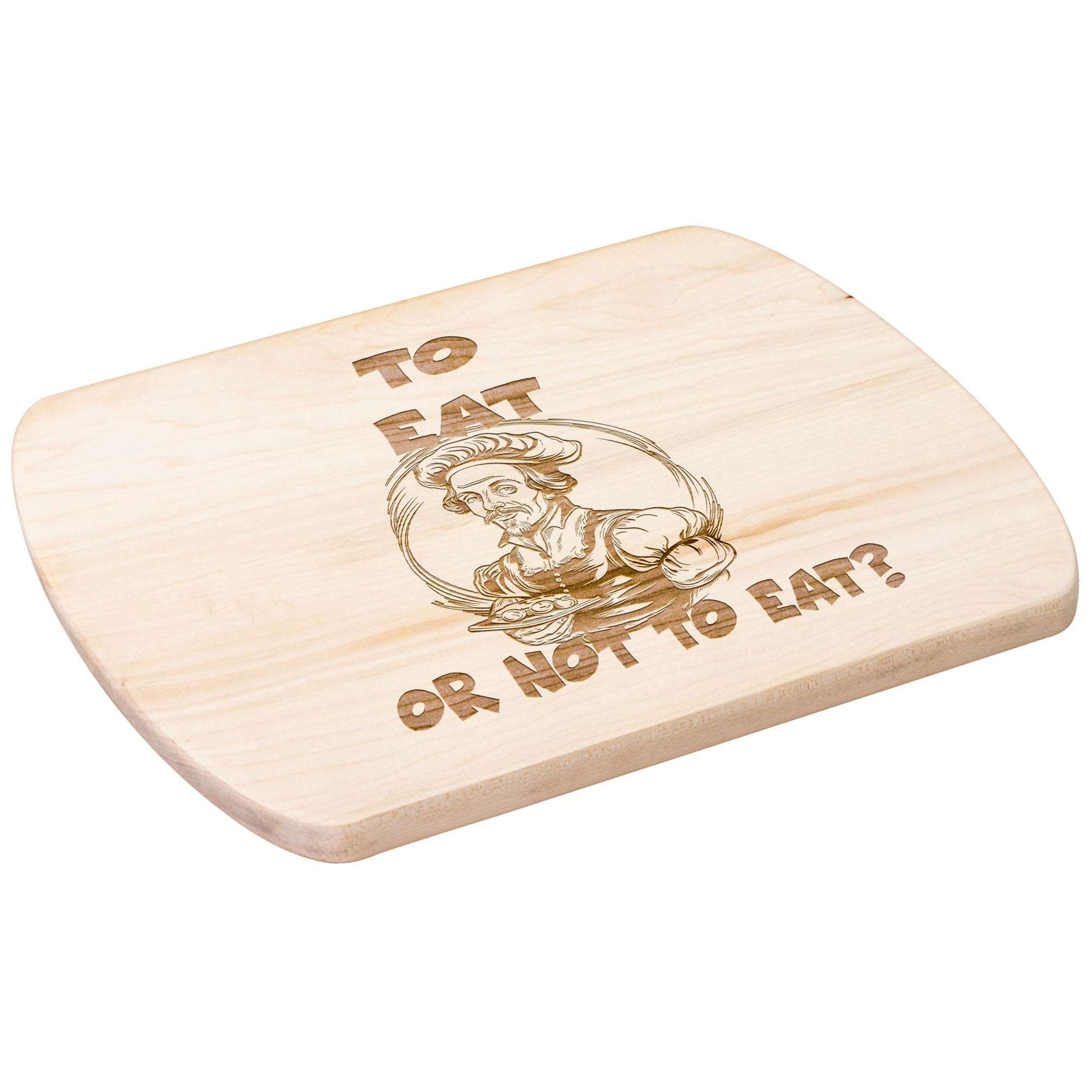 Funny Hardwood Oval Cutting Board - Shakespear