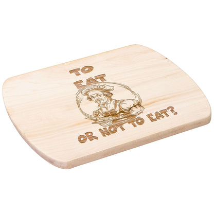 Funny Hardwood Oval Cutting Board - Shakespear