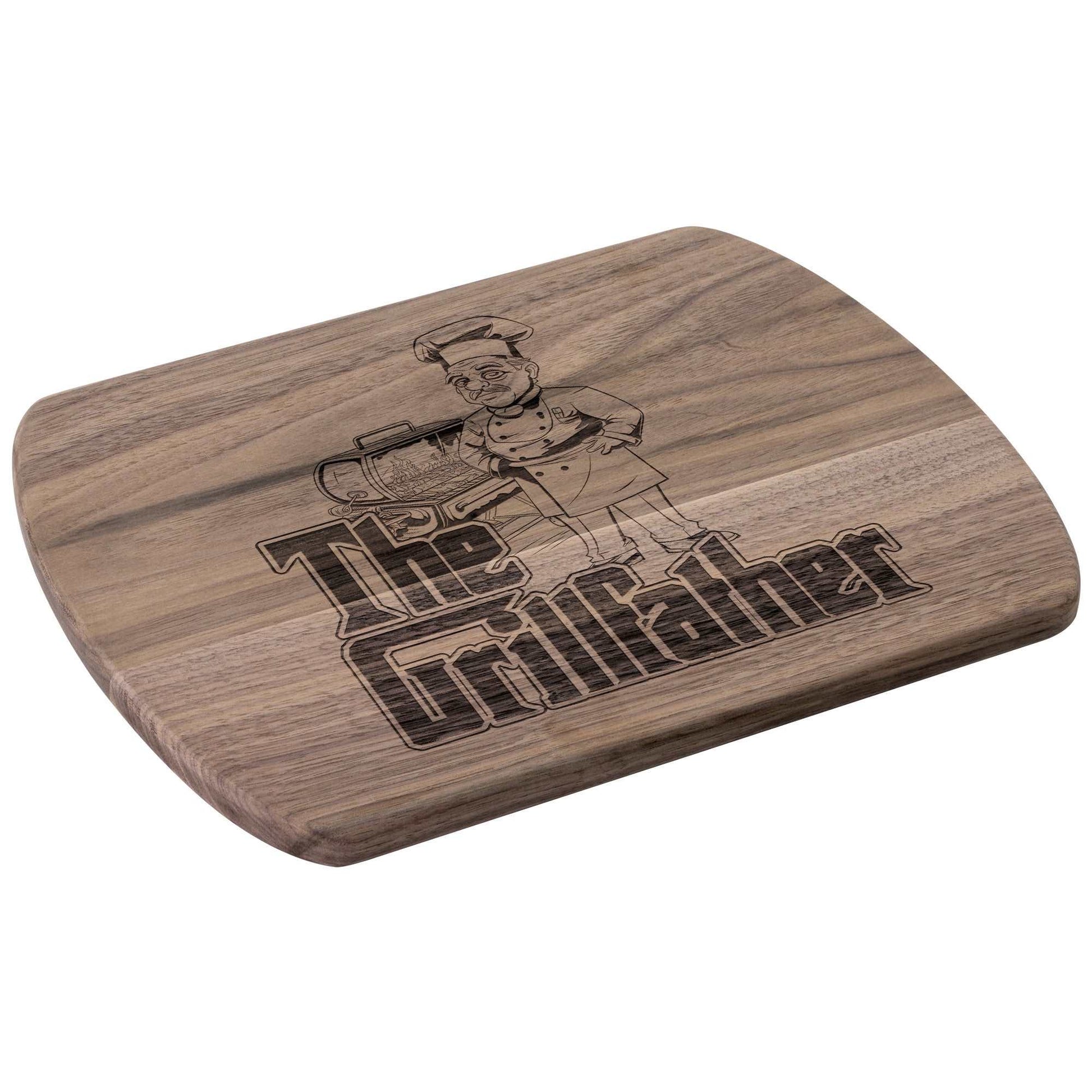 Funny Hardwood Oval Cutting Board - The Grillfather