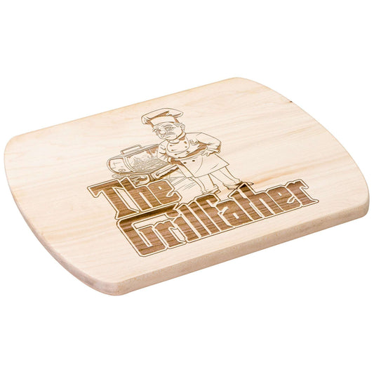 Funny Hardwood Oval Cutting Board - The Grillfather
