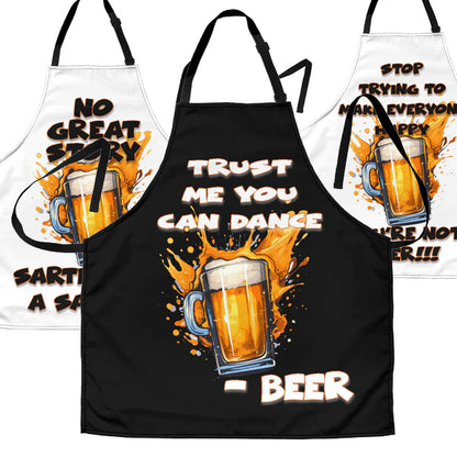 Beer Themed Funny Aprons Universal Fit