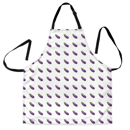 Eggplant Emoji Funny Apron Universal Fit