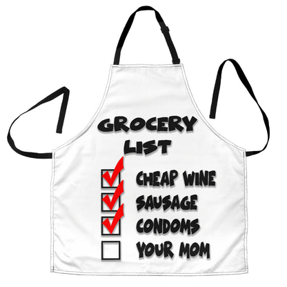 Grocery Funny Apron Universal Fit