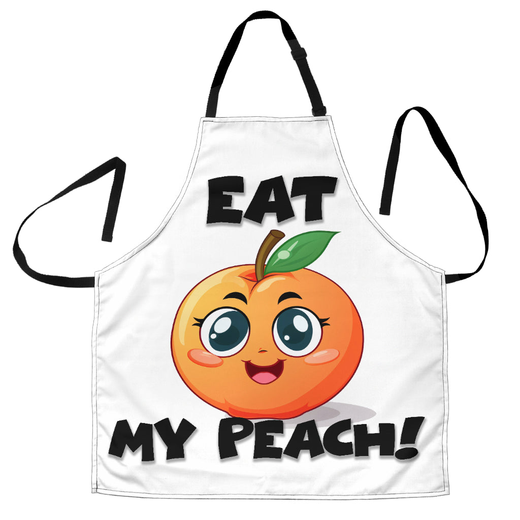 Eat Peach Funny Apron Universal Fit