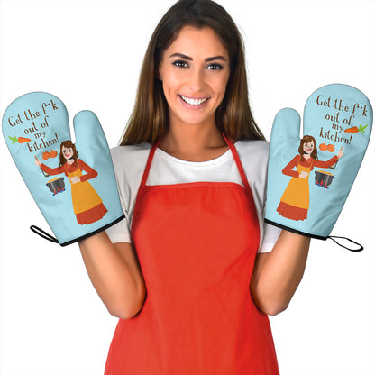 Get The F**K Funny Oven Mitts