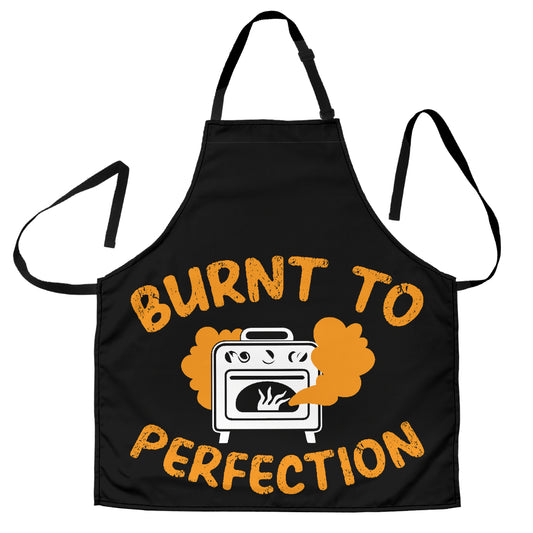 Burnt to perfection Funny Apron Universal Fit