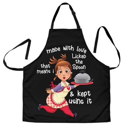 Made with love Funny Apron Universal Fit