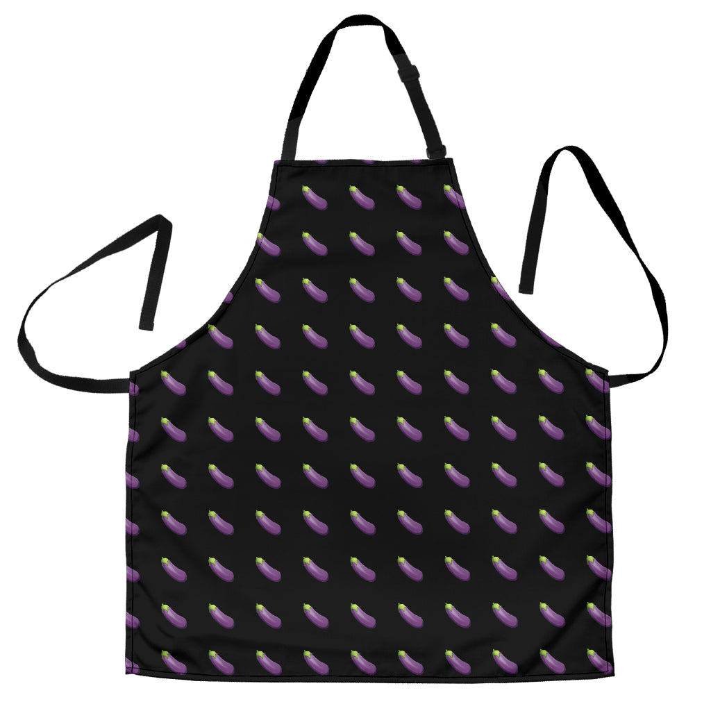 Eggplant Emoji Funny Apron Universal Fit