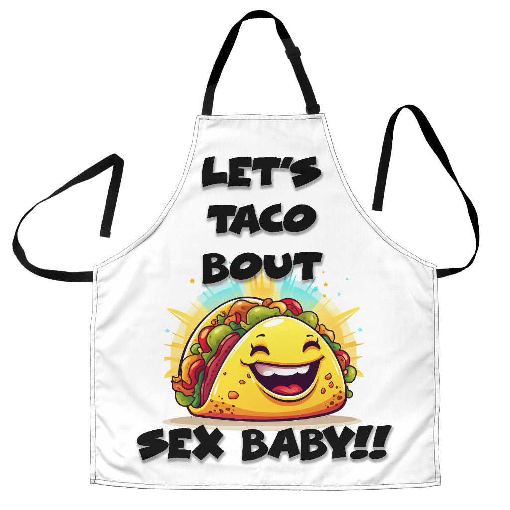 Taco Sex Black Funny Apron Universal Fit