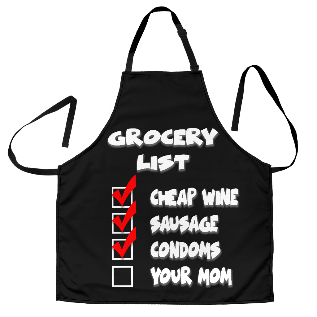 Grocery Funny Apron Universal Fit