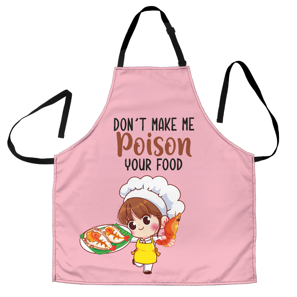 Poison your food Funny Apron Universal Fit