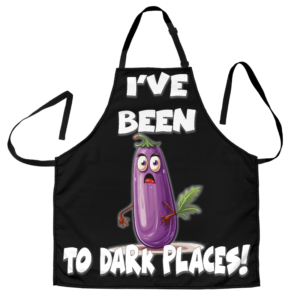 Dark Places Funny Apron Universal Fit