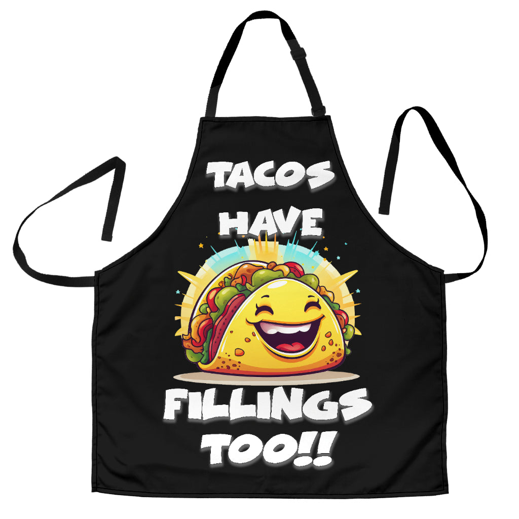 Tacos Fillings Funny Apron Universal Fit