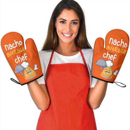 Nacho Funny Oven Mitts