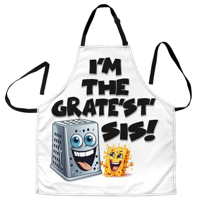 Grate Sis Funny Apron Universal Fit