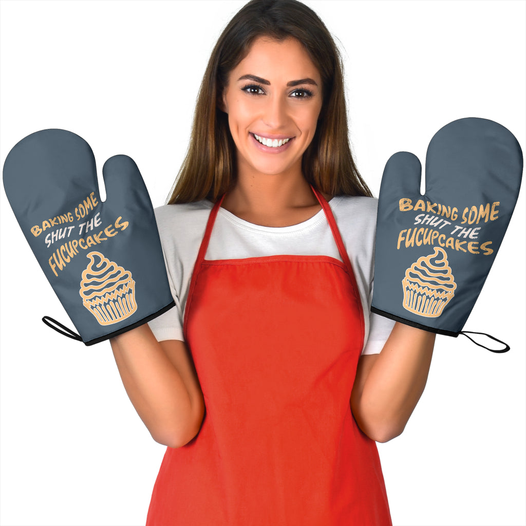 Cupcakes Funny Oven Mitts