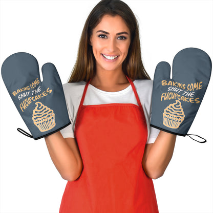 Cupcakes Funny Oven Mitts