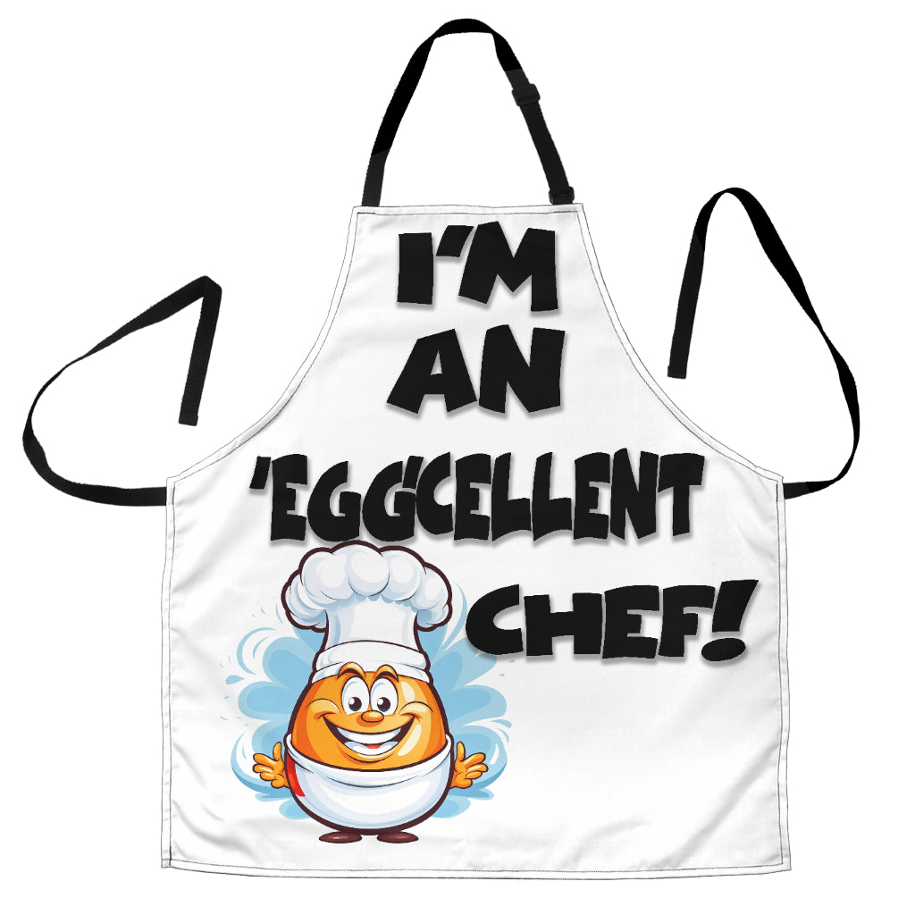 Tablier drôle Egg Chef, ajustement universel