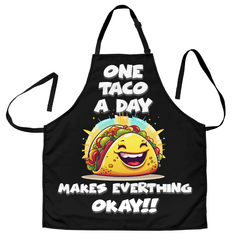 Tablier drôle Taco Okay, ajustement universel