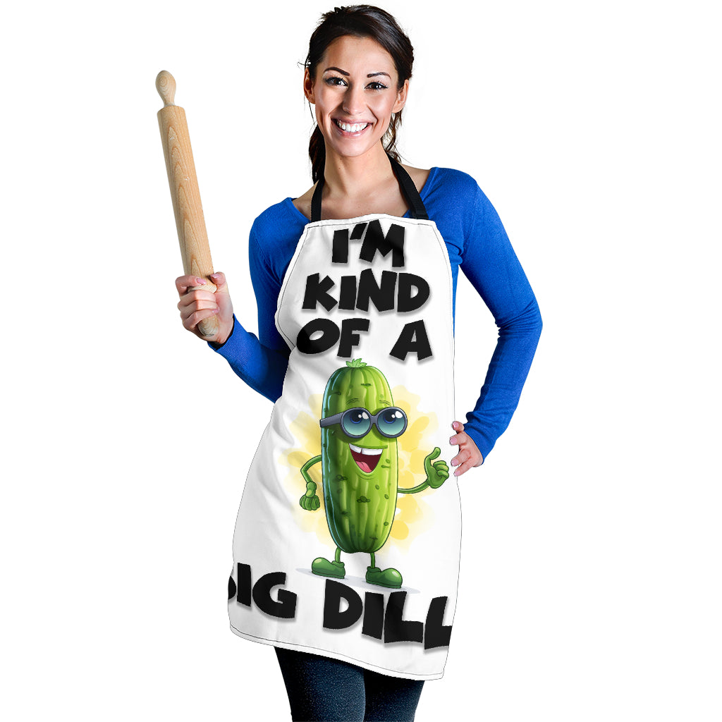 Big Dill Funny Apron Universal Fit