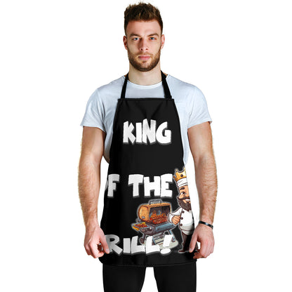 Tablier amusant King of The Grill, ajustement universel