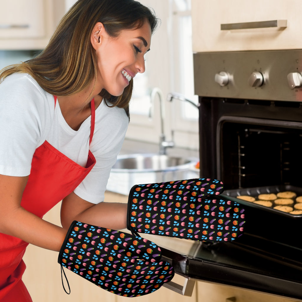 Sex Emoji Funny Oven Mitts