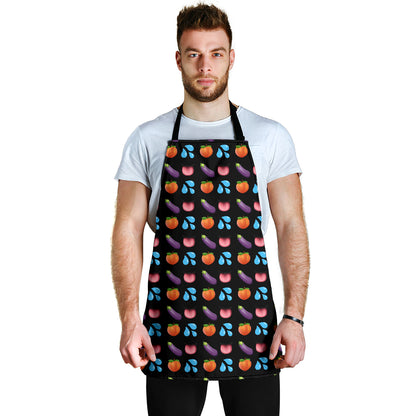 Sex Emoji Funny Apron Universal Fit