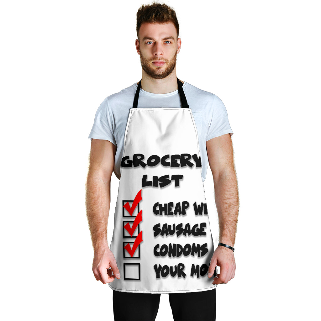 Grocery Funny Apron Universal Fit