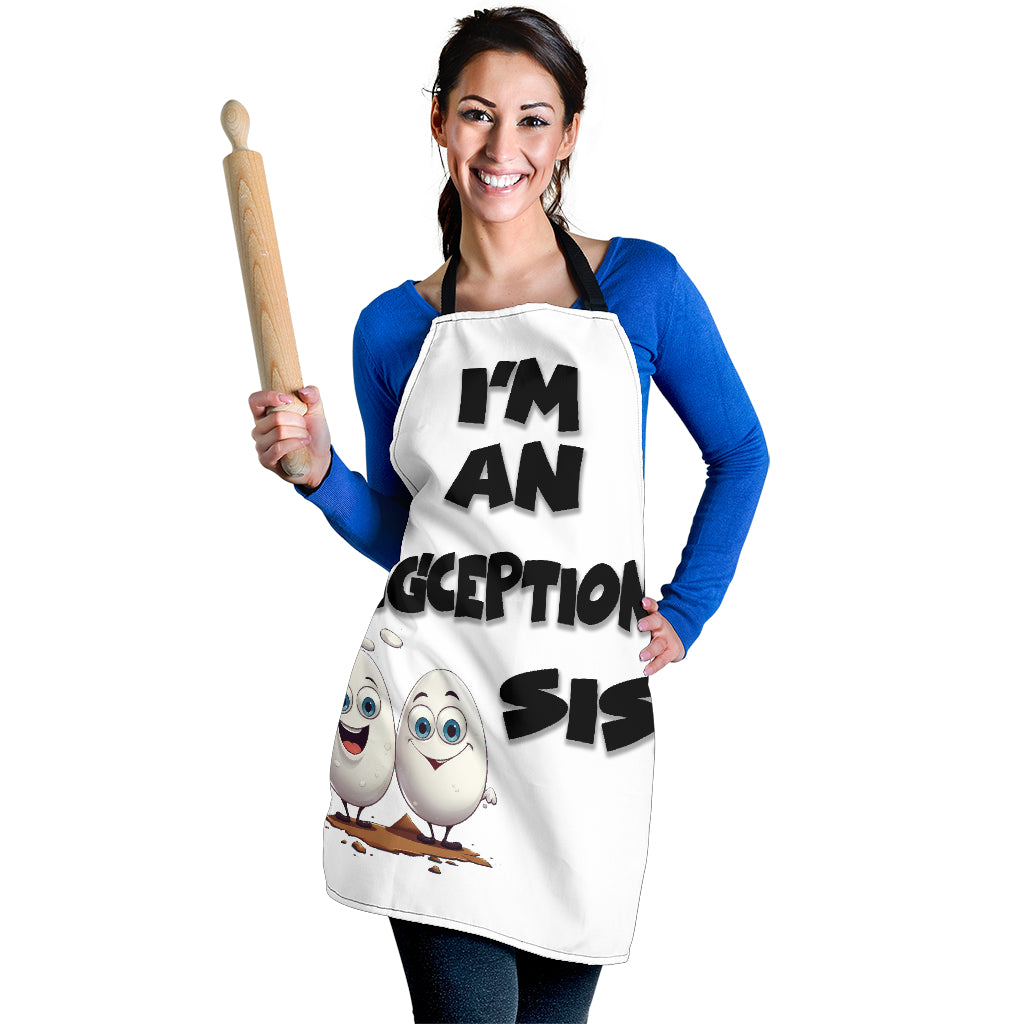 Egg Sis Funny Apron Universal Fit