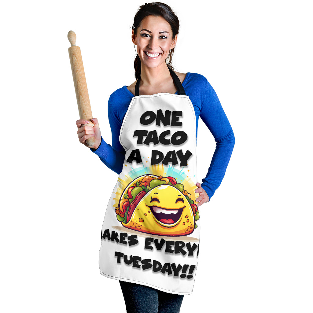 Taco Tuesday 2 Funny Apron Universal Fit