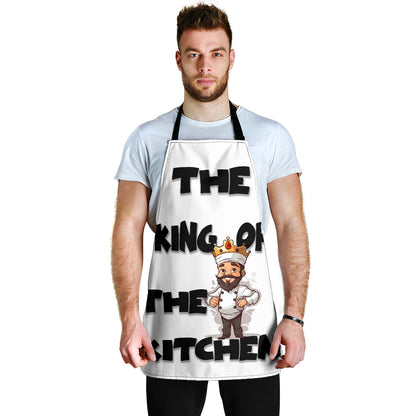 King of Kitchen Funny Apron Universal Fit