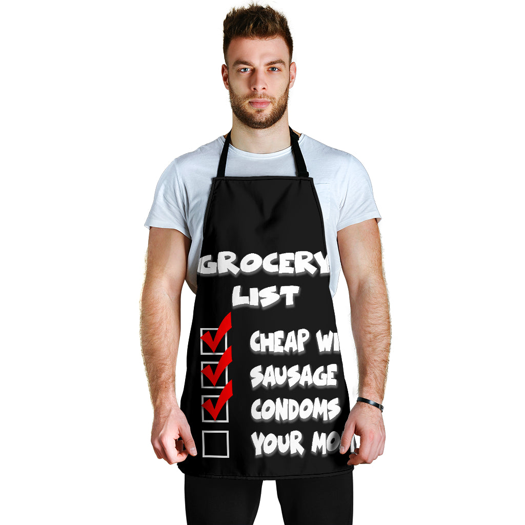 Grocery Funny Apron Universal Fit