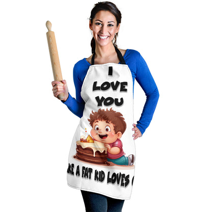 Fat Kid Funny Apron Universal Fit