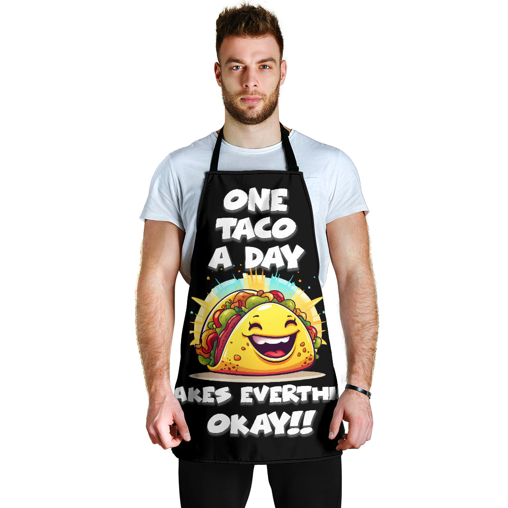 Taco Okay Funny Apron Universal Fit