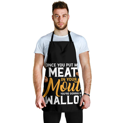 My meat Funny Apron Universal Fit