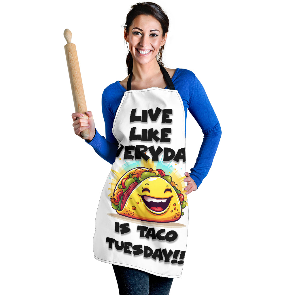 Taco Tuesday Funny Apron Universal Fit