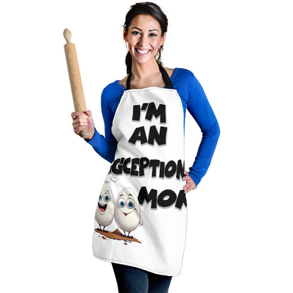 Egg Mom Funny Apron Universal Fit