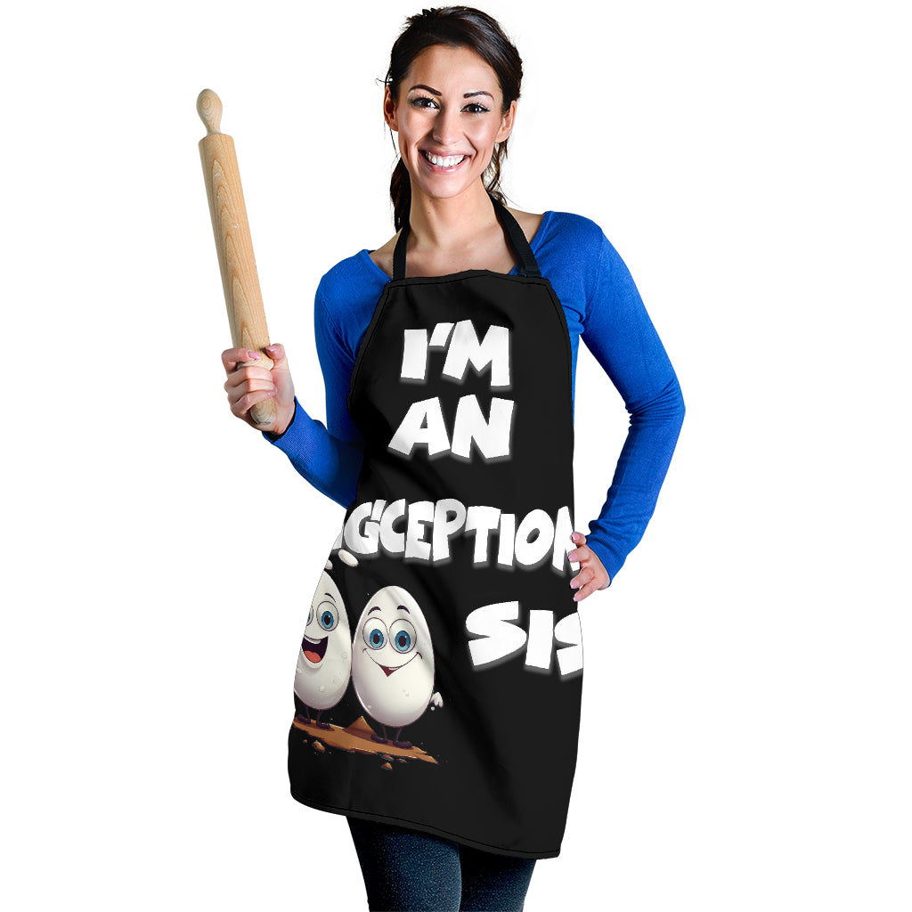 Egg Sis Funny Apron Universal Fit