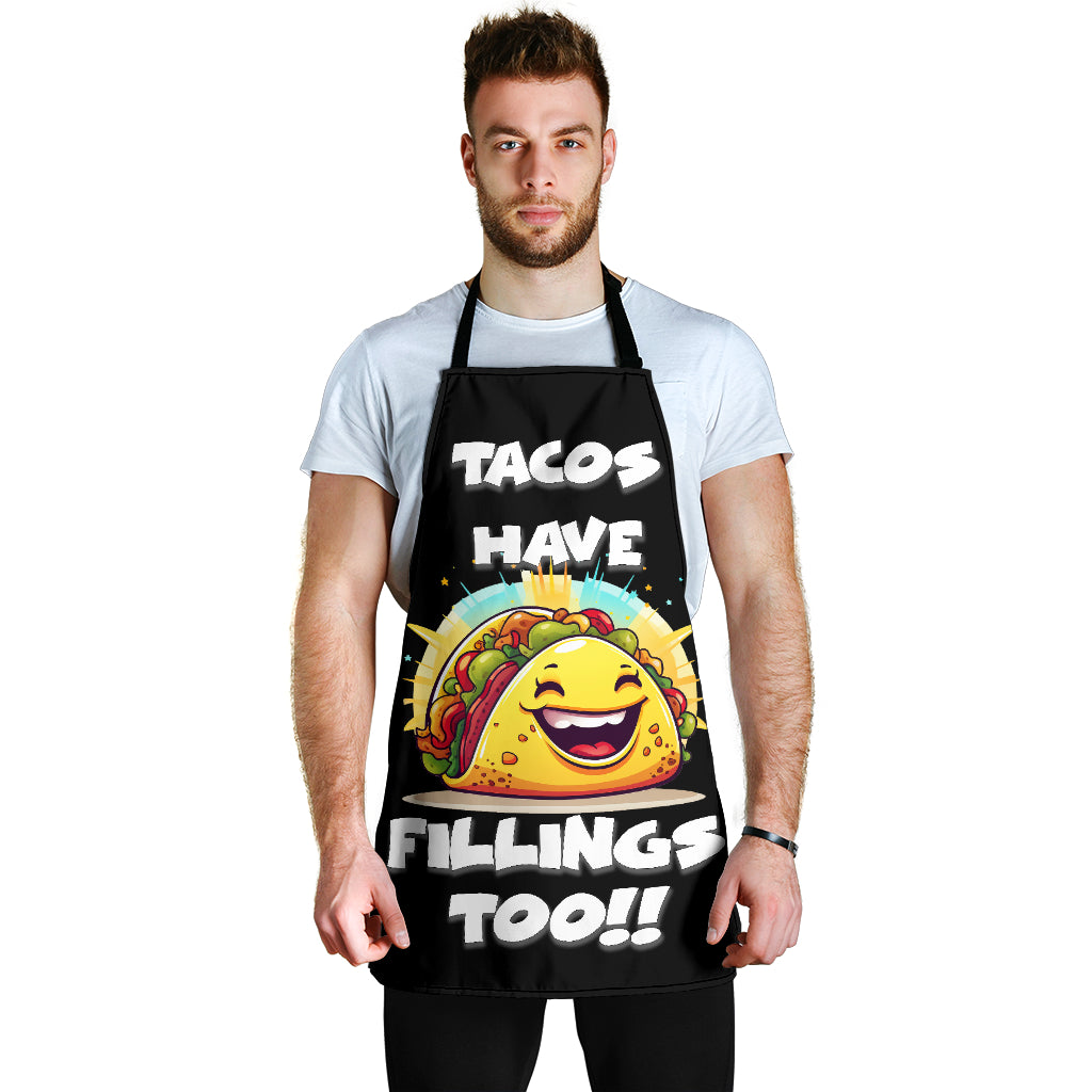 Tablier amusant Tacos Fillings, ajustement universel