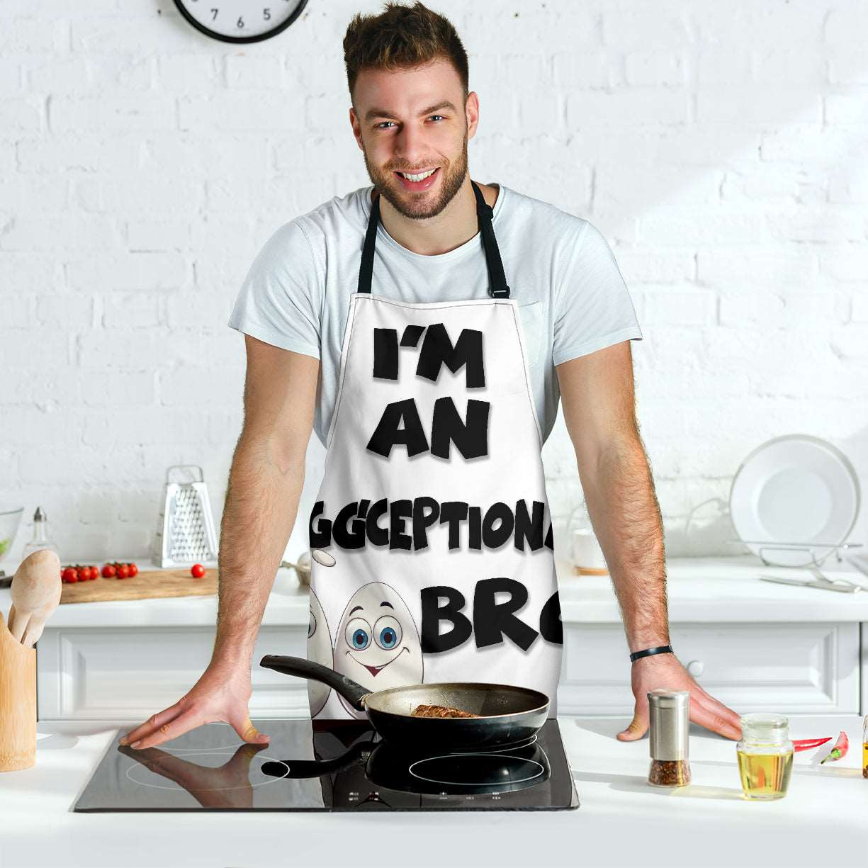 Egg Bro Funny Apron Universal Fit