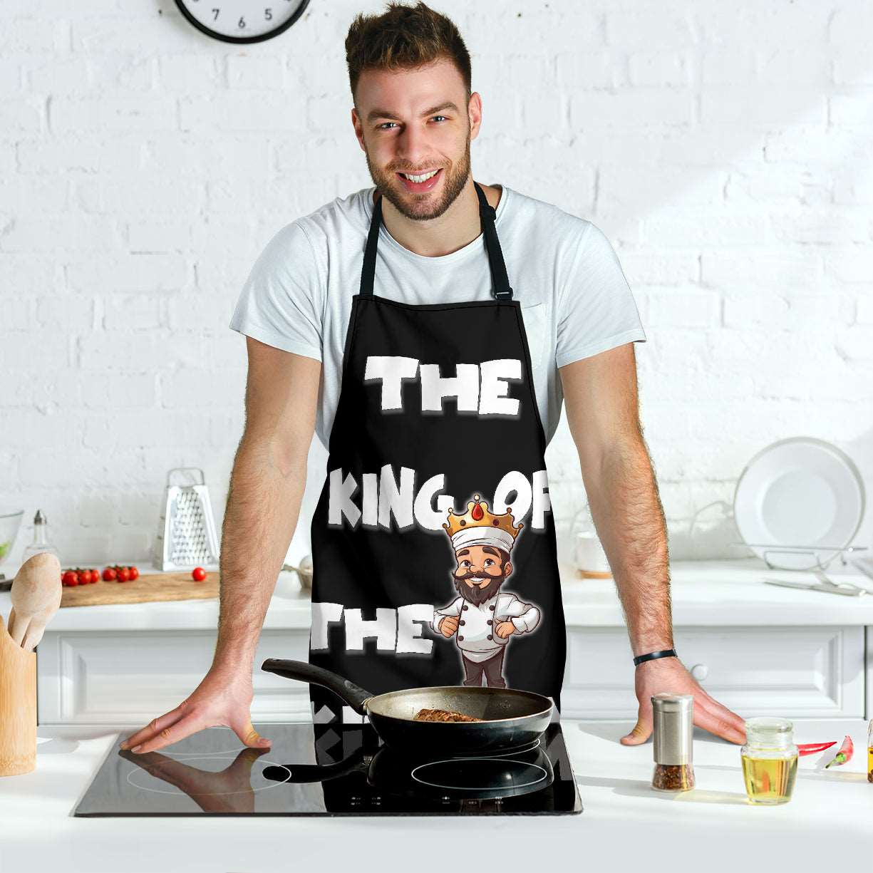 King of Kitchen Funny Apron Universal Fit